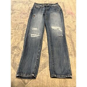 Natural Reflection Womens Vintage Reunion Distressed  Denim Jeans Sz 4